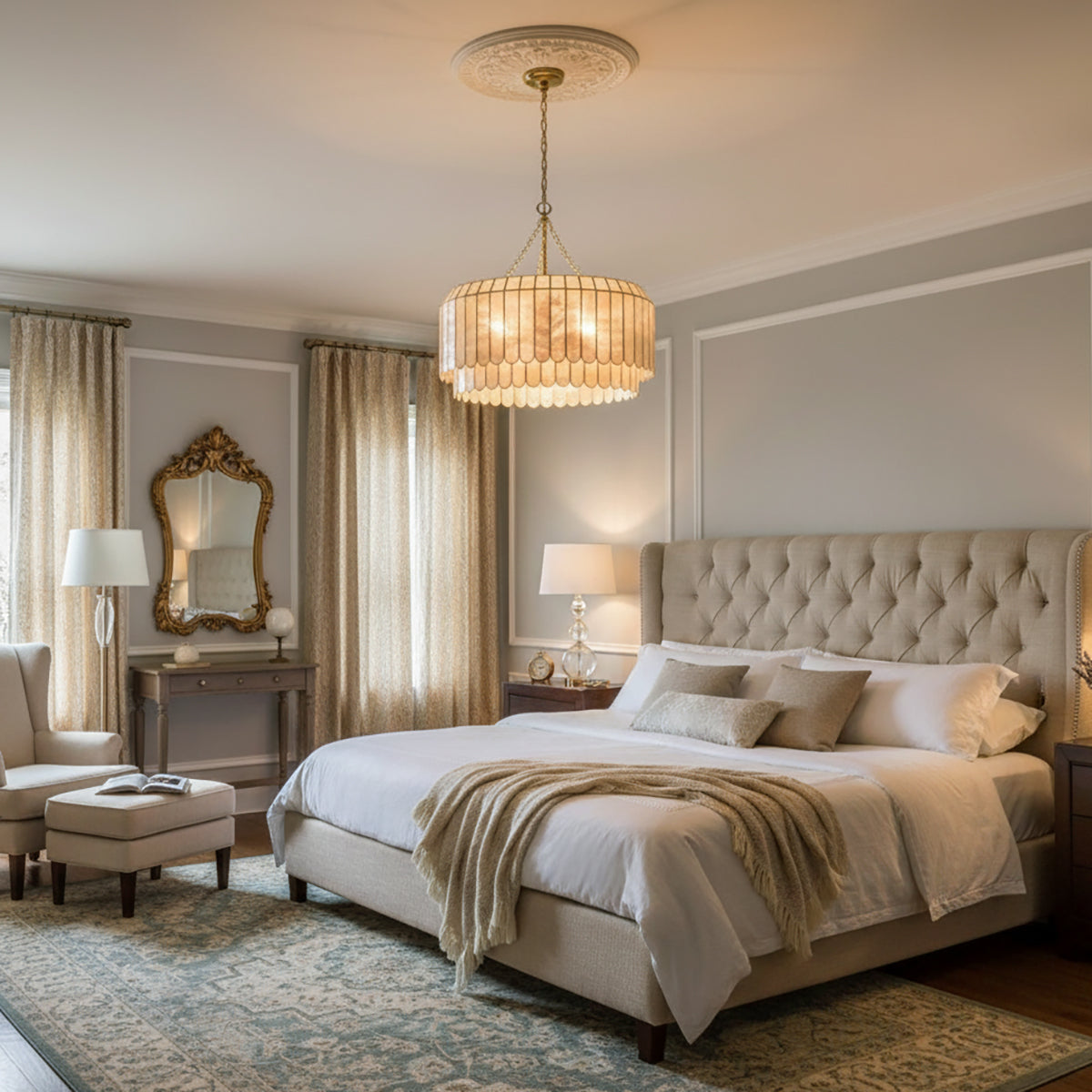 Light Luxury Shell Chandelier