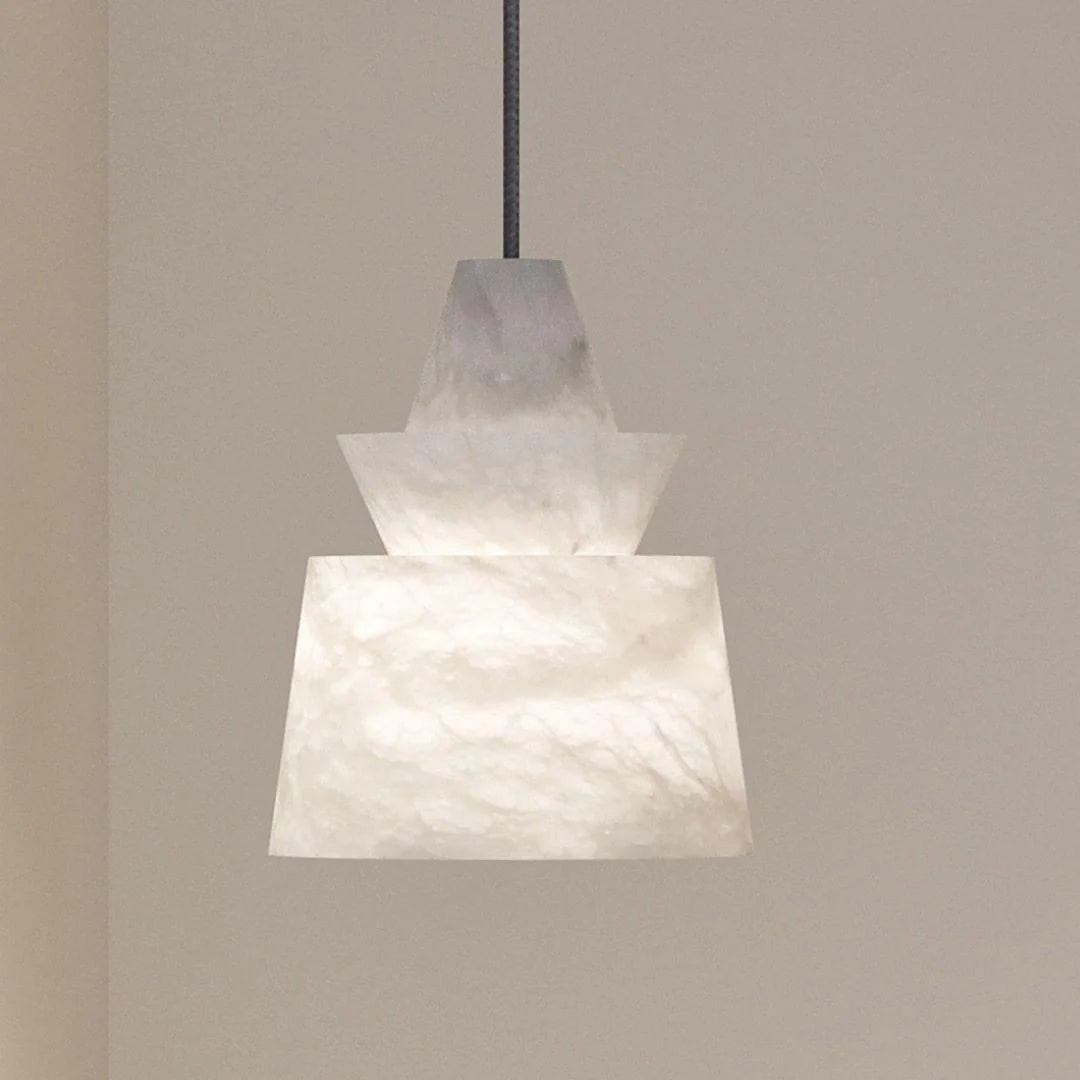 Marble Modern Hat Pendant Lamp