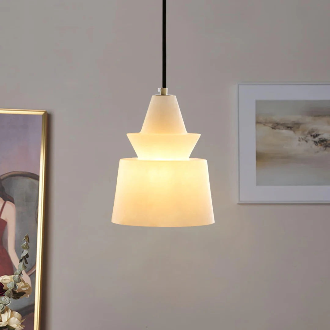 Marble Modern Hat Pendant Lamp