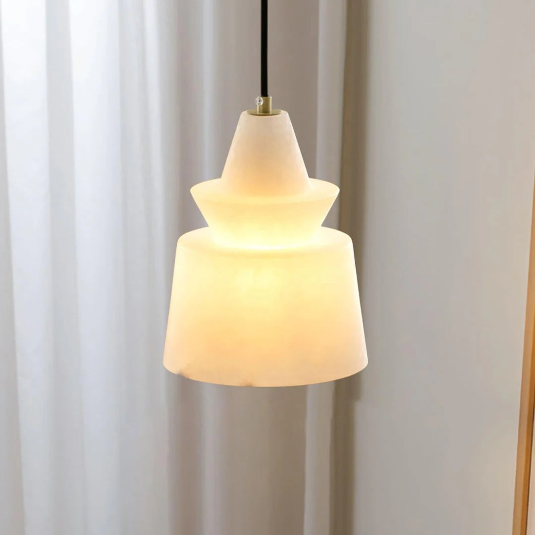 Marble Modern Hat Pendant Lamp