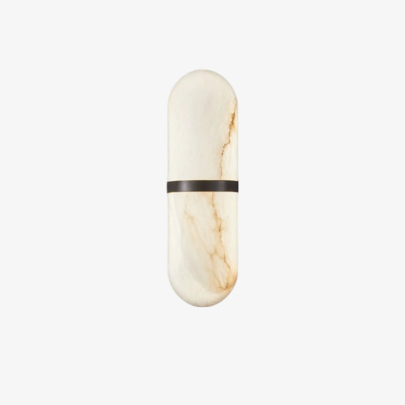 Marmo Alabaster Brass Wall Lamp
