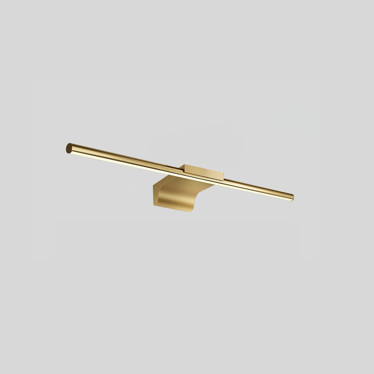 Metallic Streamlined Wall Lamp