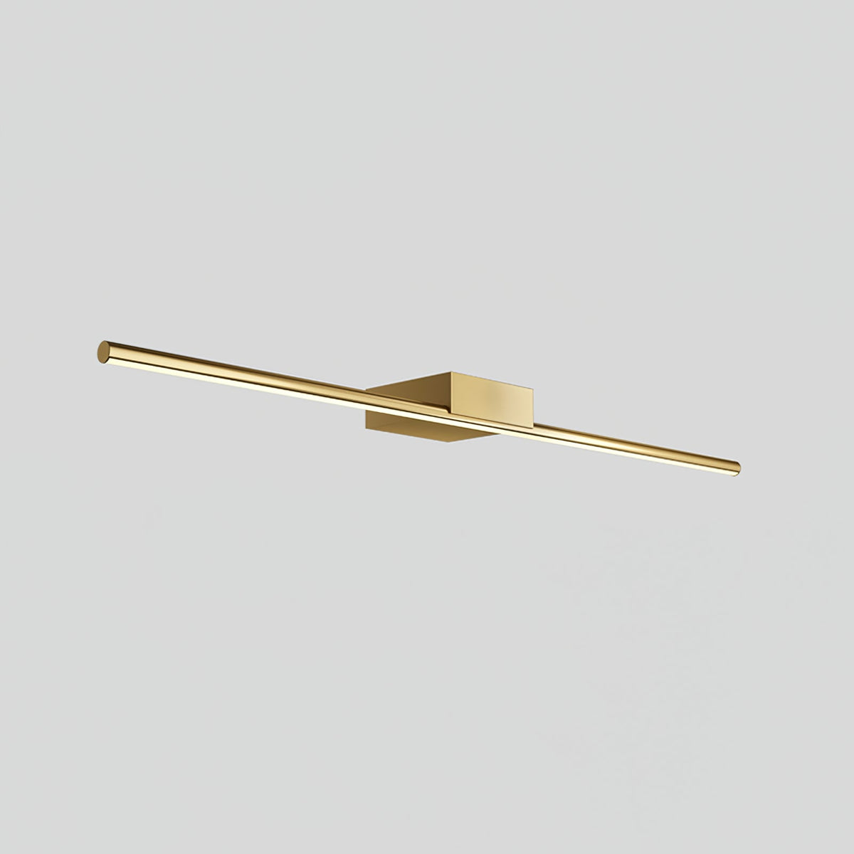 Metallic Streamlined Wall Lamp