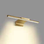 Metallic Streamlined Wall Lamp