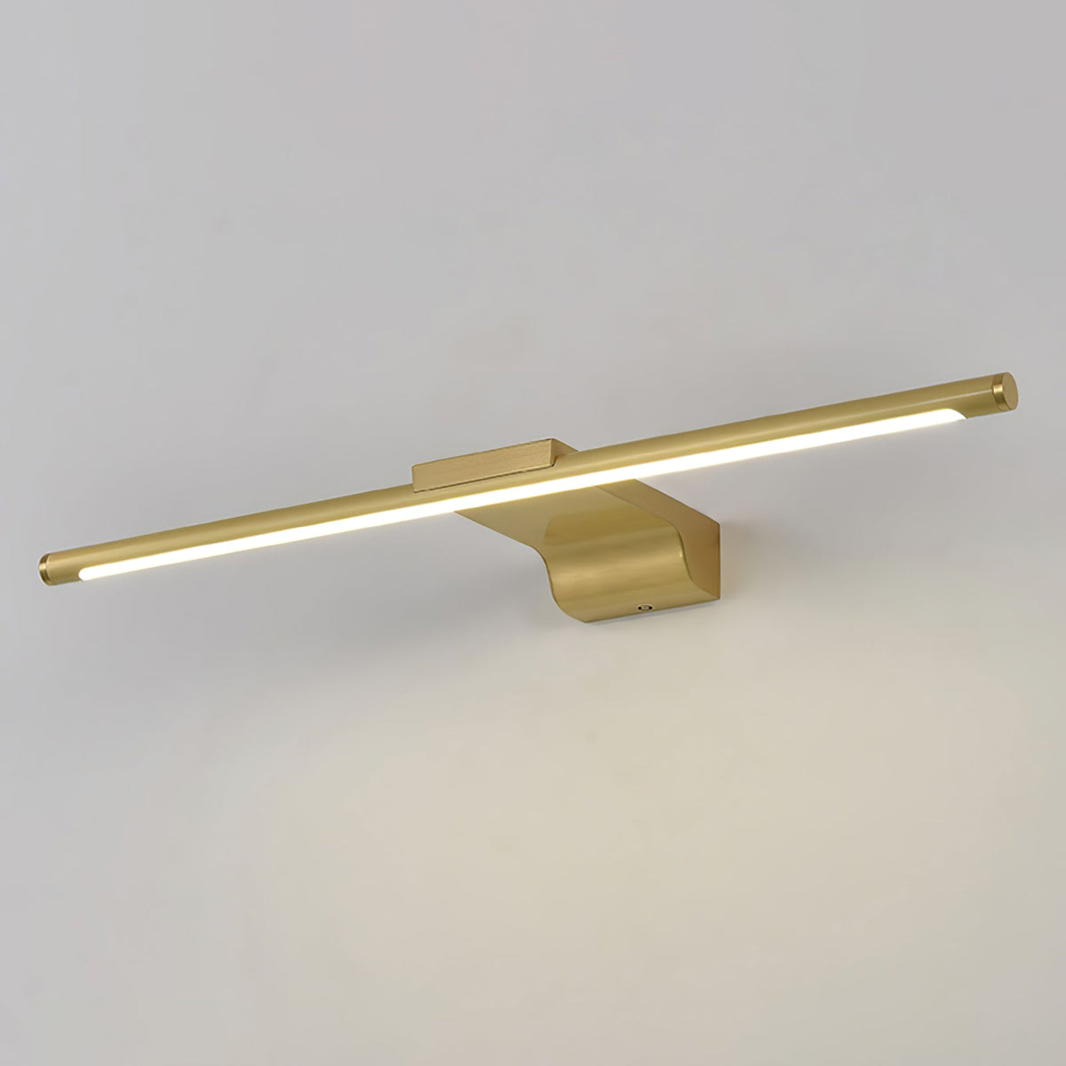 Metallic Streamlined Wall Lamp