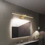 Metallic Streamlined Wall Lamp