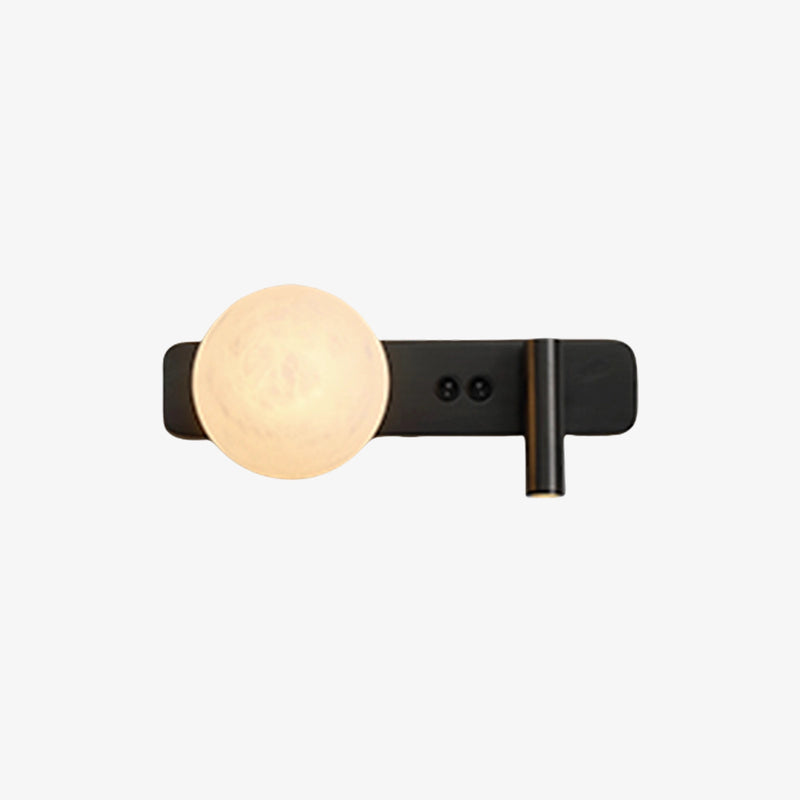 Modern Alabaster Ball Wall Lamp