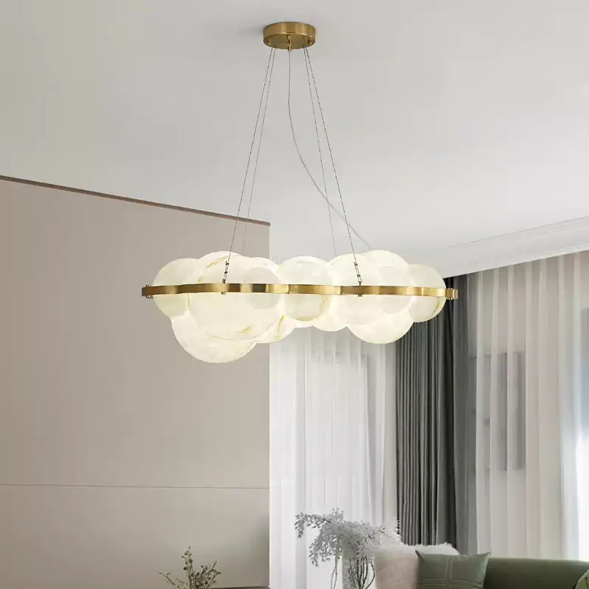ModernCloud Cluster Chandelier