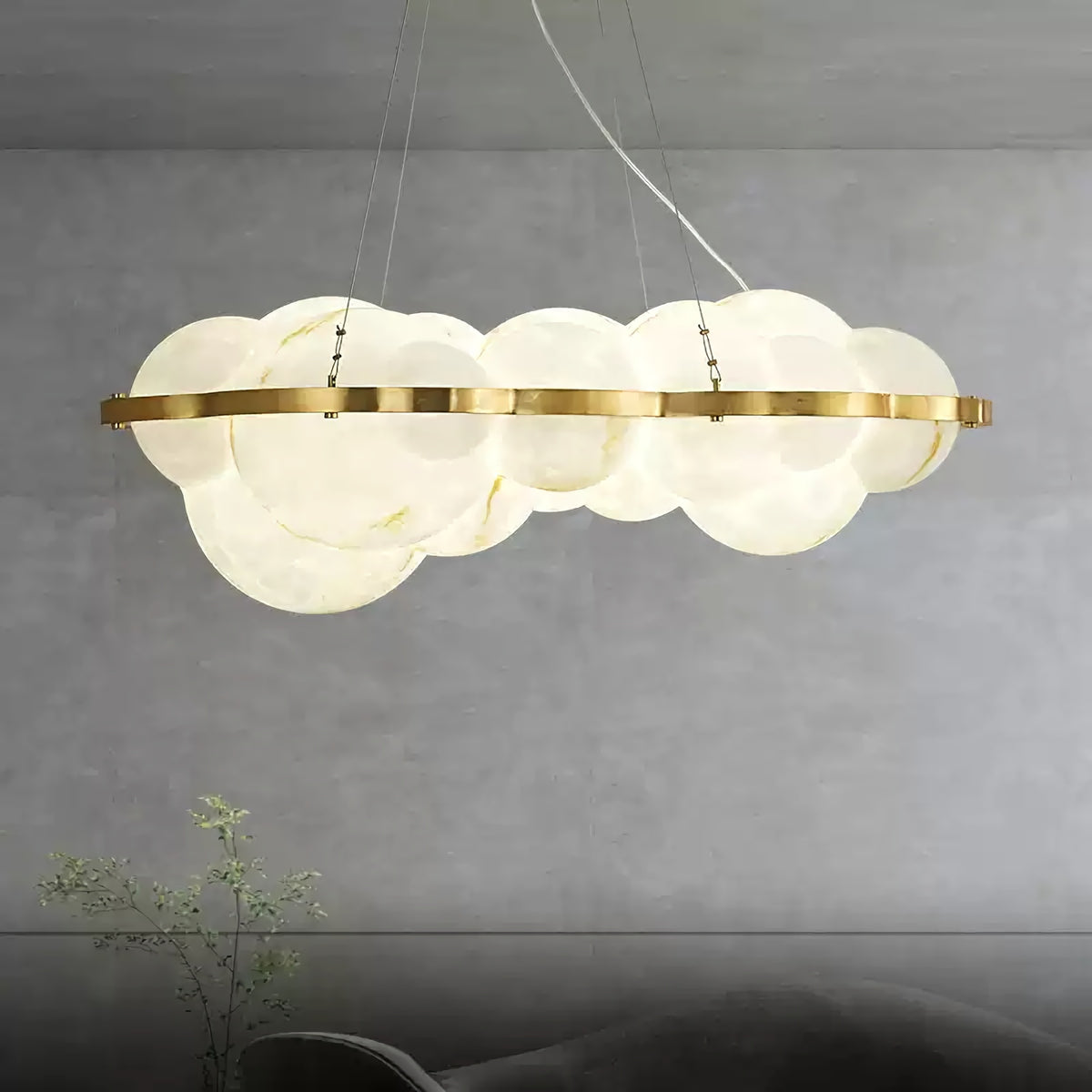 ModernCloud Cluster Chandelier