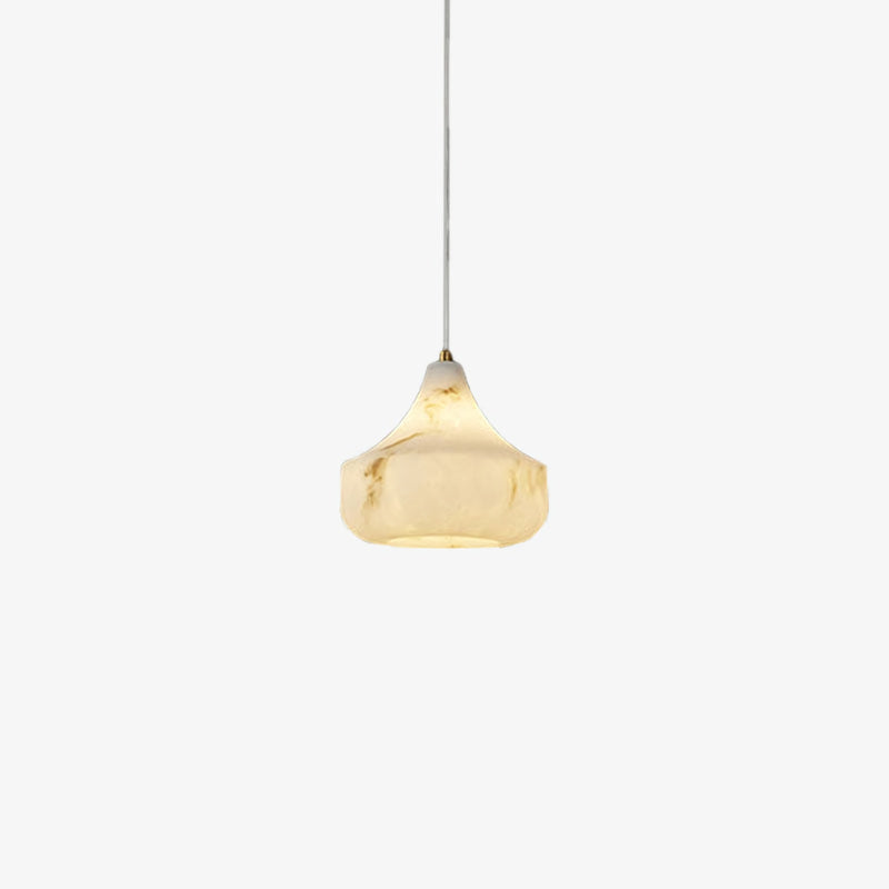 Modern Tulip Faux Marble Pendant Lamp