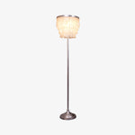 Mother of Pearl Crystal Floor Lamp