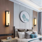 New Chinese Long Strip Alabaster Wall Lamp