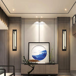New Chinese Long Strip Alabaster Wall Lamp