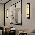 New Chinese Long Strip Alabaster Wall Lamp
