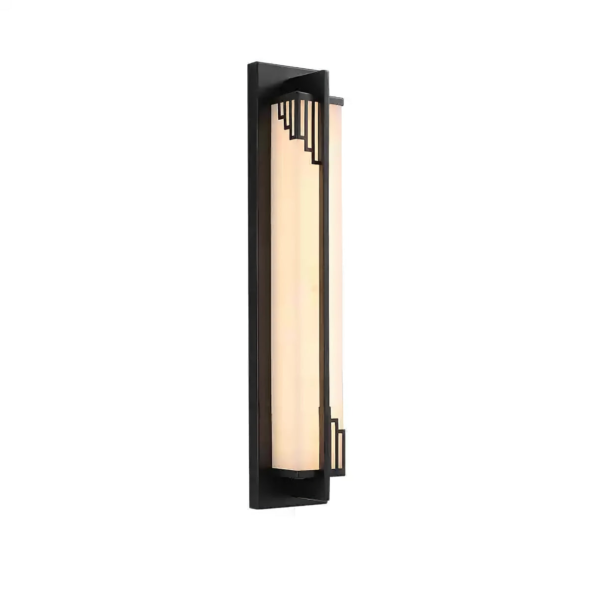 New Chinese Long Strip Alabaster Wall Lamp
