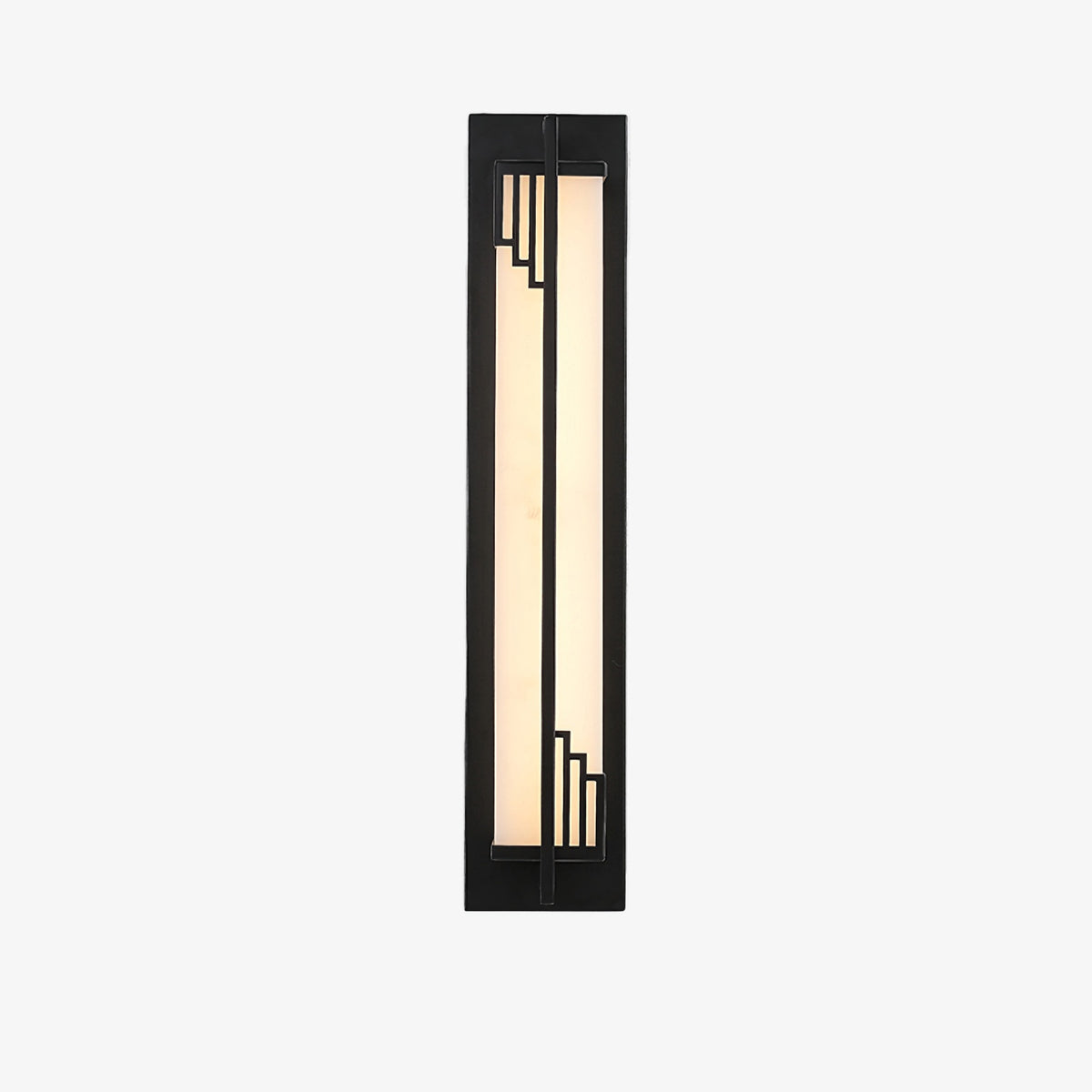 New Chinese Long Strip Alabaster Wall Lamp