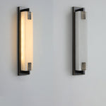 New Chinese Long Strip Alabaster Wall Lamp