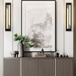 New Chinese Long Strip Alabaster Wall Lamp