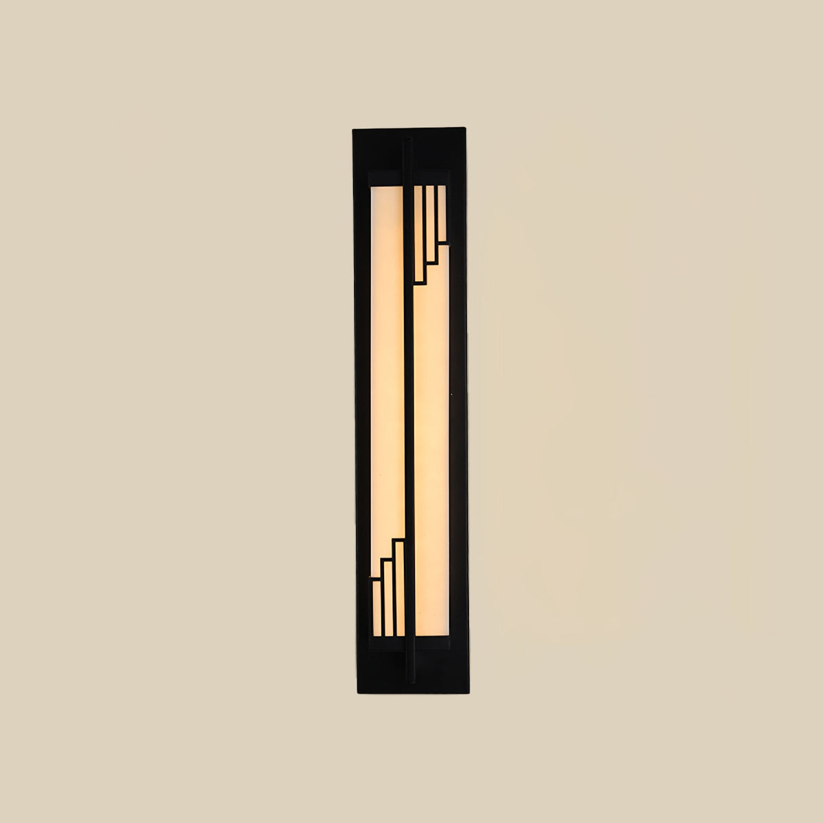 New Chinese Long Strip Alabaster Wall Lamp