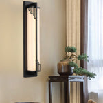 New Chinese Long Strip Alabaster Wall Lamp