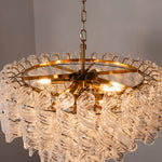 Noeline Tiered Textured Glass Chandelier