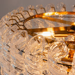 Noeline Tiered Textured Glass Chandelier