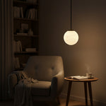Nordic Simple Marble Spherical Pendant Lamp - view 4 | Severn Lighting
