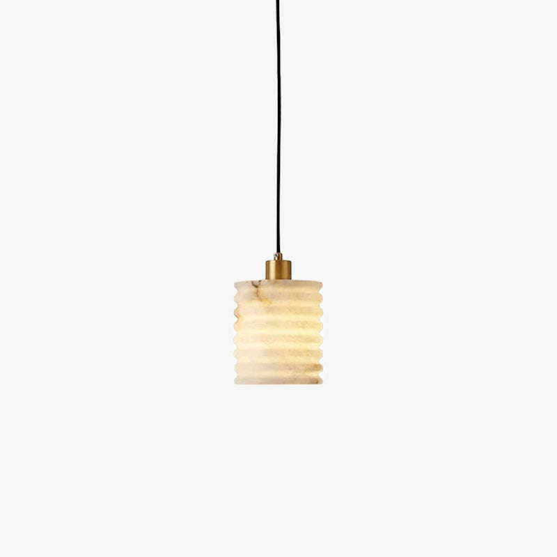 Nordic Threaded Marble Pendant Lamp