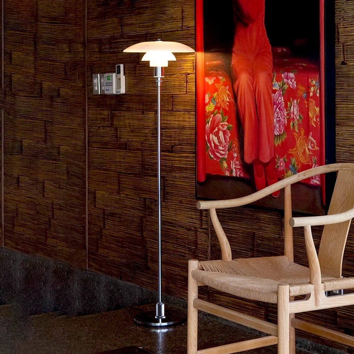 PH 3/2 Glass Floor Lamp