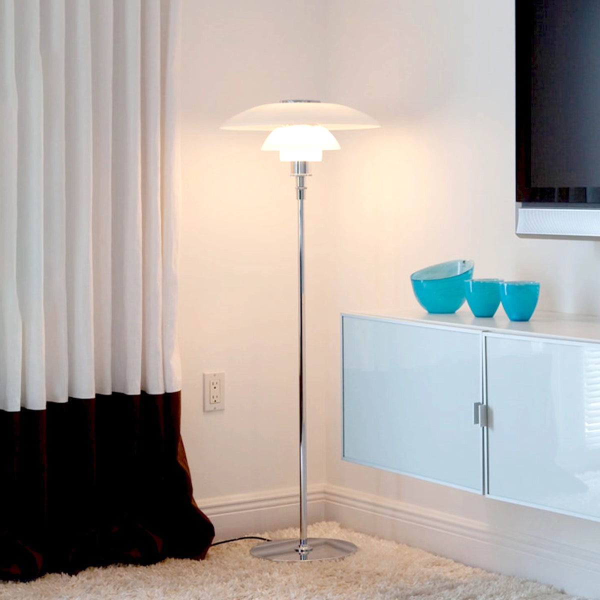 PH 3/2 Glass Floor Lamp