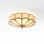 Petal Brass Glass Ceiling Light SevernLighting Natural Daylight Display