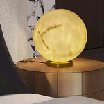 Simple Snowflake Moon Table Lamp