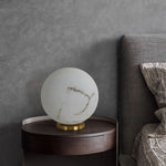 Simple Snowflake Moon Table Lamp