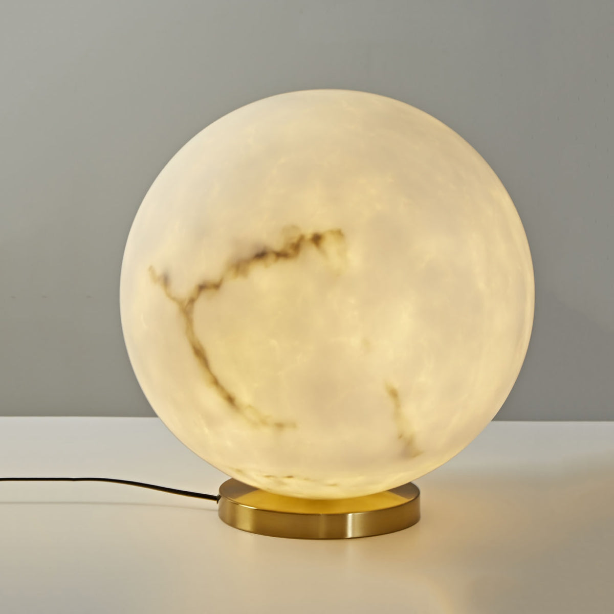 Simple Snowflake Moon Table Lamp