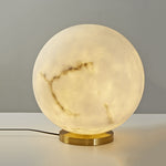 Simple Snowflake Moon Table Lamp
