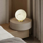 Simple Snowflake Moon Table Lamp