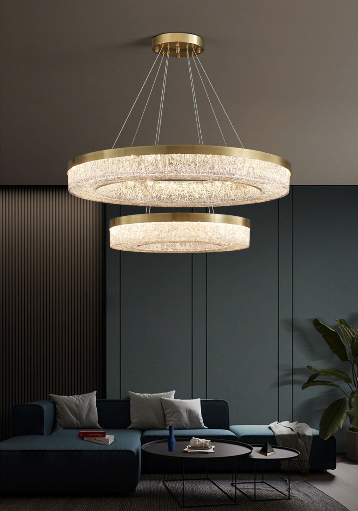 Resin Round Chandelier