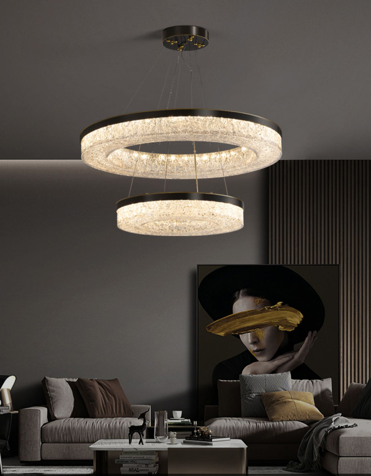 Resin Round Chandelier