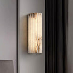 Ribbed Vertical Resin Wall Light