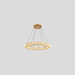 Round Ring Crystal Chandelier