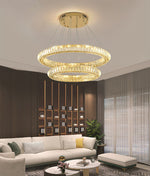 Round Ring Crystal Chandelier