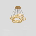 Round Ring Crystal Chandelier