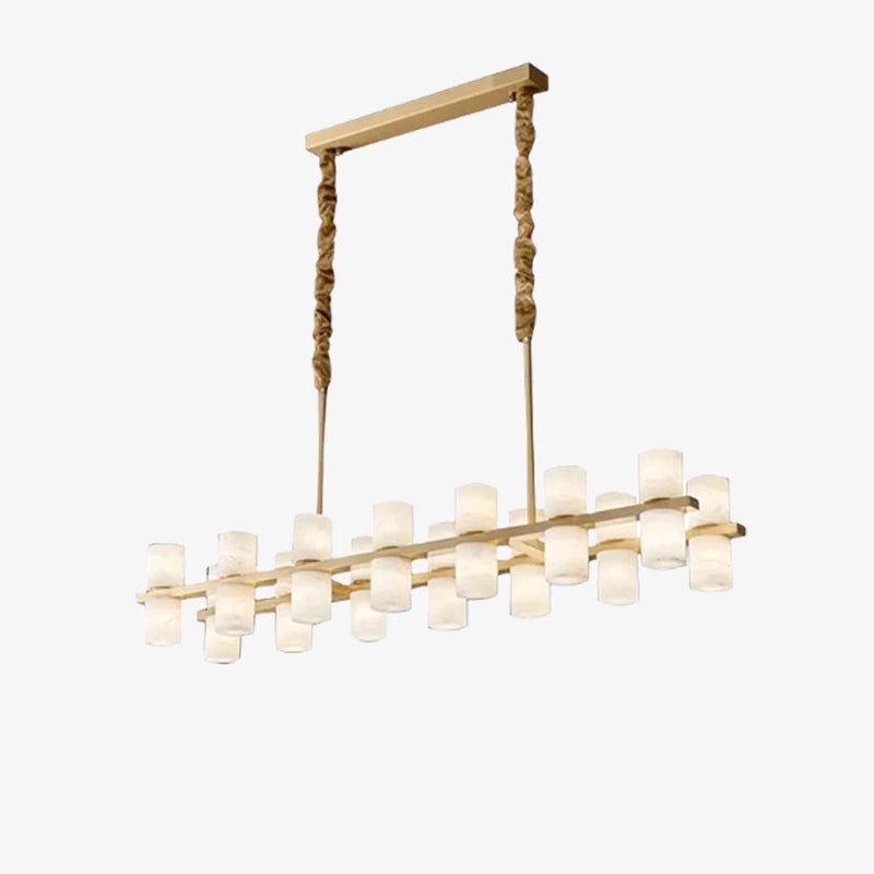 Simple Tabitha Alabaster Chandelier