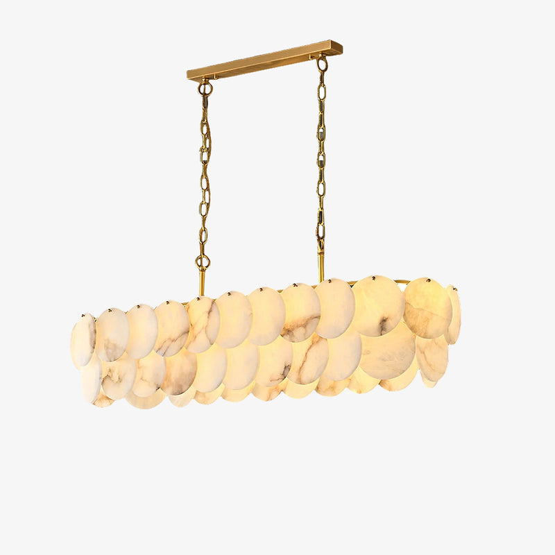 Simplicity Multi-Layer Alabaster Chandelier