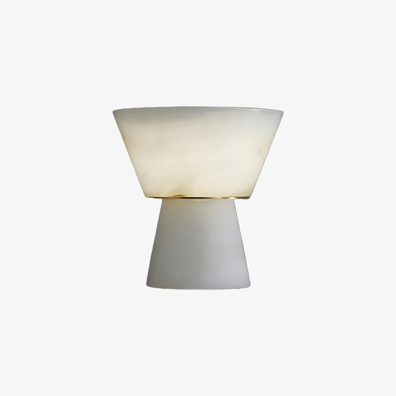 Conical Alabaster Table Lamp