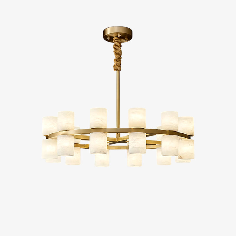 Tabitha Alabaster  Chandelier