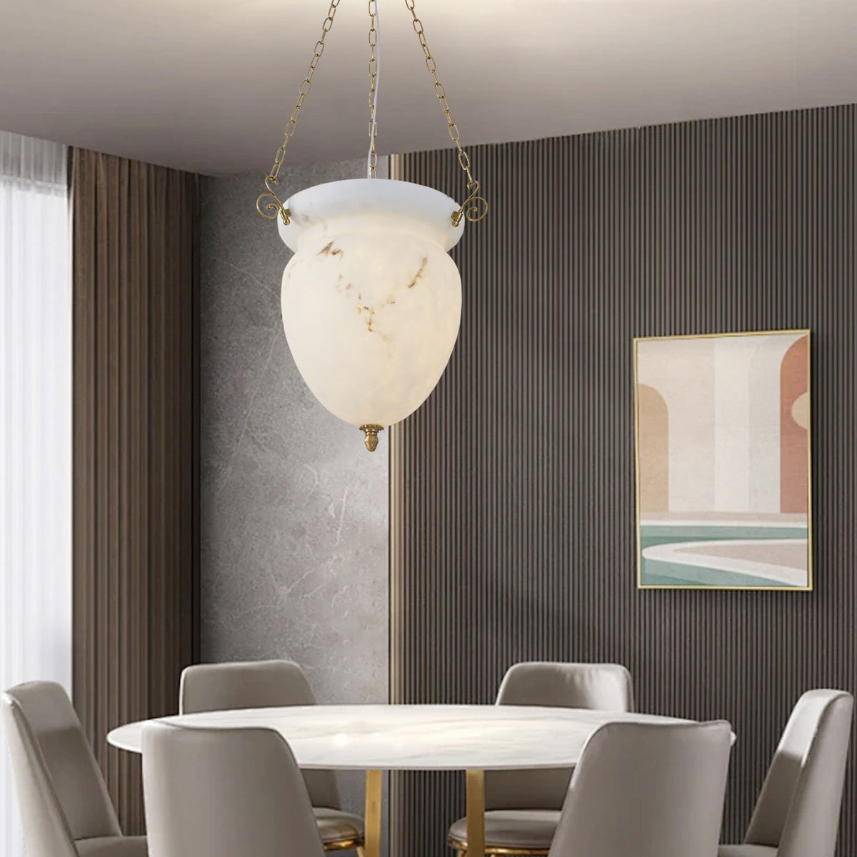 Retro Urn Pendant Lamp