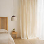 Vintage Cylindrical Travertine Pendant Light