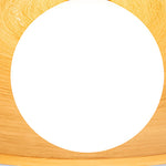 Vintage Wood Dome Ceiling Light