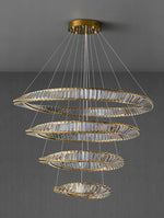 Wave Circle Crystal Chandelier